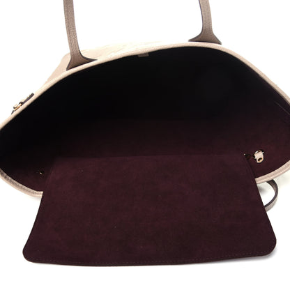 Louis Vuitton Empreinte Monogram Giant Neverfull MM Tourterelle 10 of 10