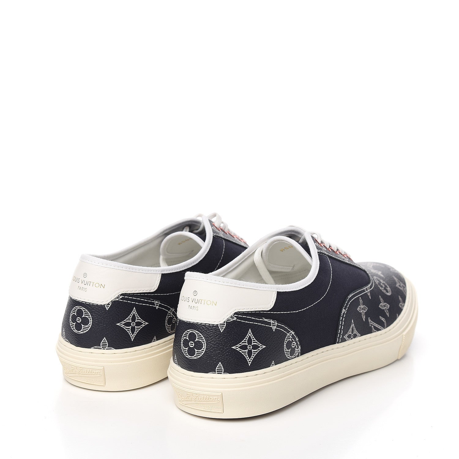 Louis Vuitton Savane Monogram Trocadero Sneakers 11 Encre 4 of 10