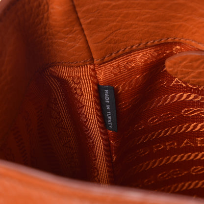 Prada Vitello Daino Tote Papaya 7 of 11
