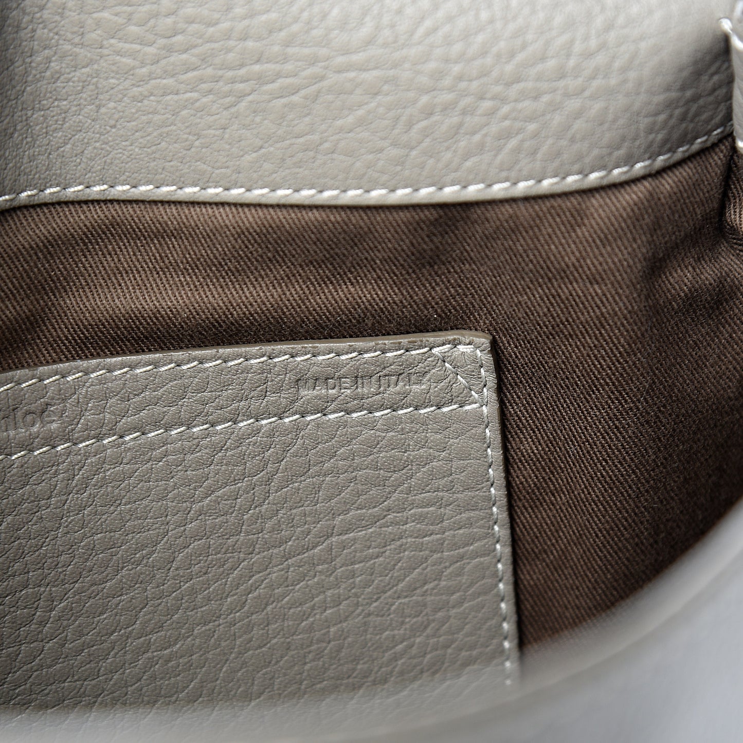 Calfskin Medium Marcie Round Crossbody Bag Cashmere Grey