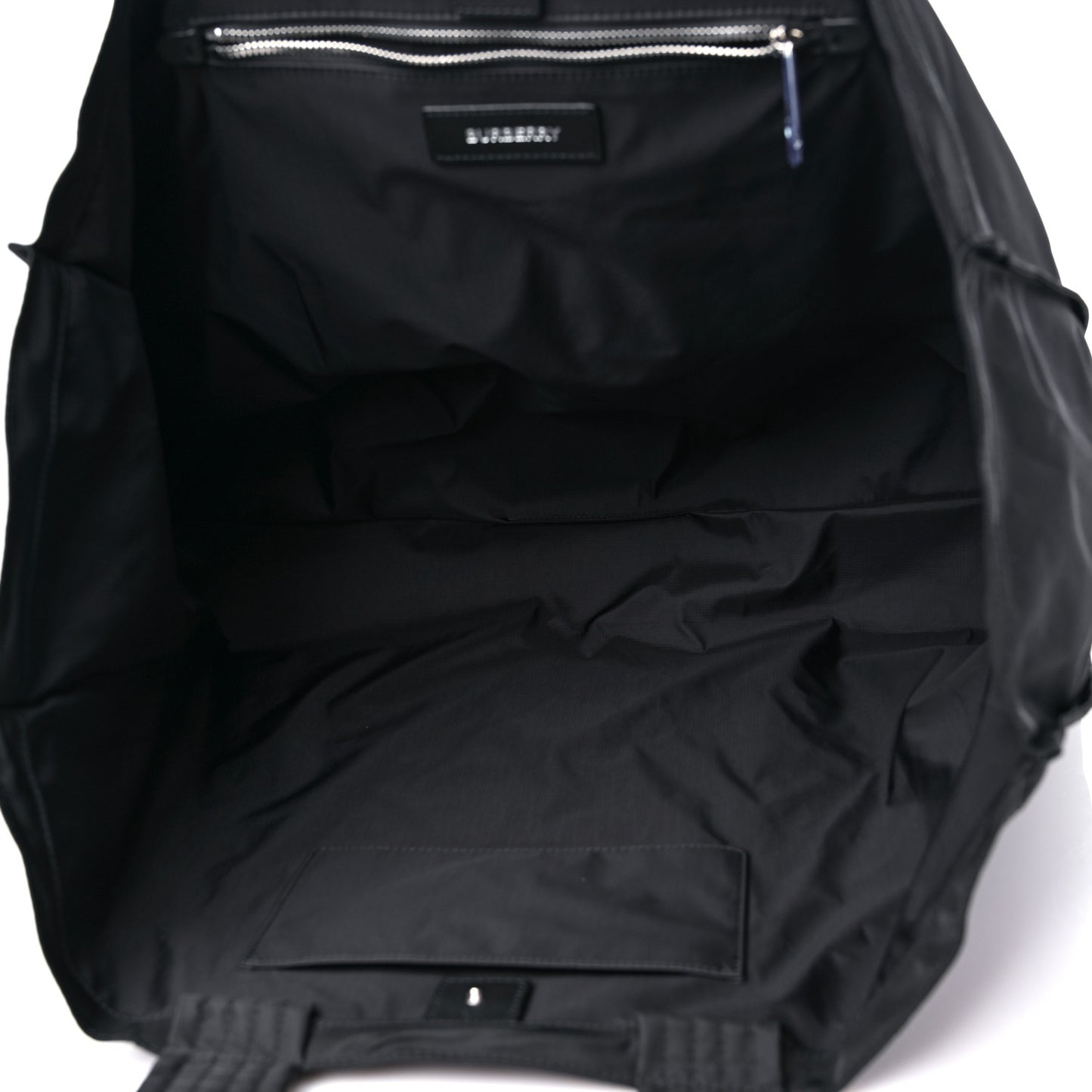 Nylon Logo Tote Black