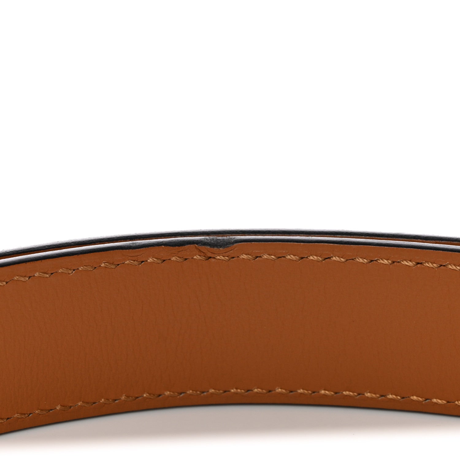 Hermes Madame Calfskin 24mm Collier De Chien Belt Gold 5 of 6