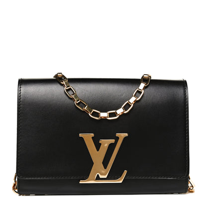 Louis Vuitton Calfskin Chain Louise GM Black 1 of 10
