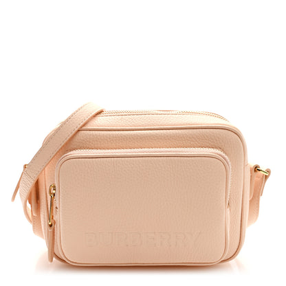 Burberry Grained Calfskin Small Camera Bag Peach Pink 1 of 9