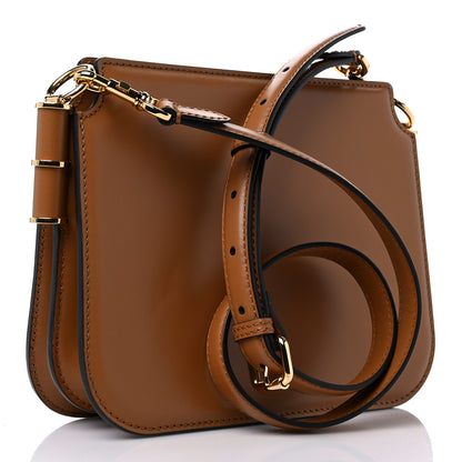 Fendi Vitello King Luxor Fendi Touch Shoulder Bag Caramello 3 of 10