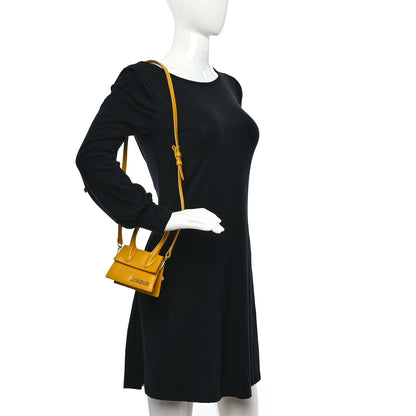Jacquemus Grained Calfskin Le Chiquito Dark Yellow 2 of 14