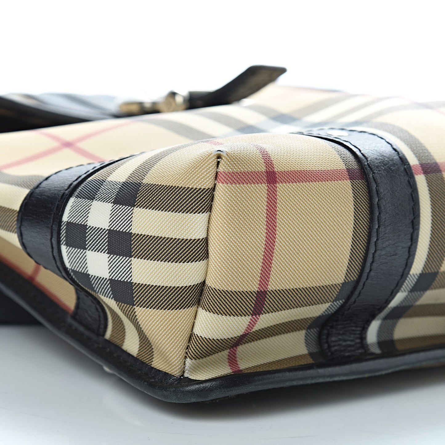 Canvas House Check Backpack Black