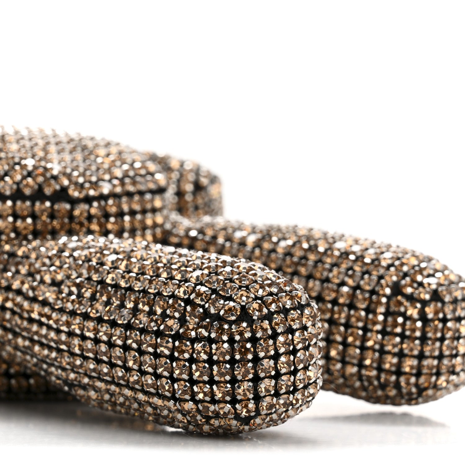 Alexander Wang Crystal Mesh Beiress Wristlet Cognac 8 of 10