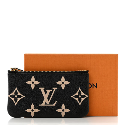 Louis Vuitton Empreinte Monogram Giant Key Pouch Black Beige 7 of 7