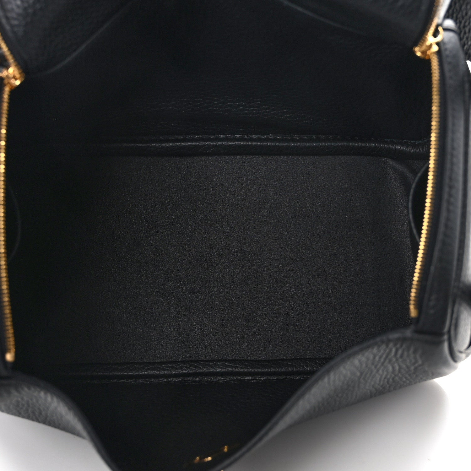 Hermes Taurillon Clemence Lindy 26 Black 5 of 13