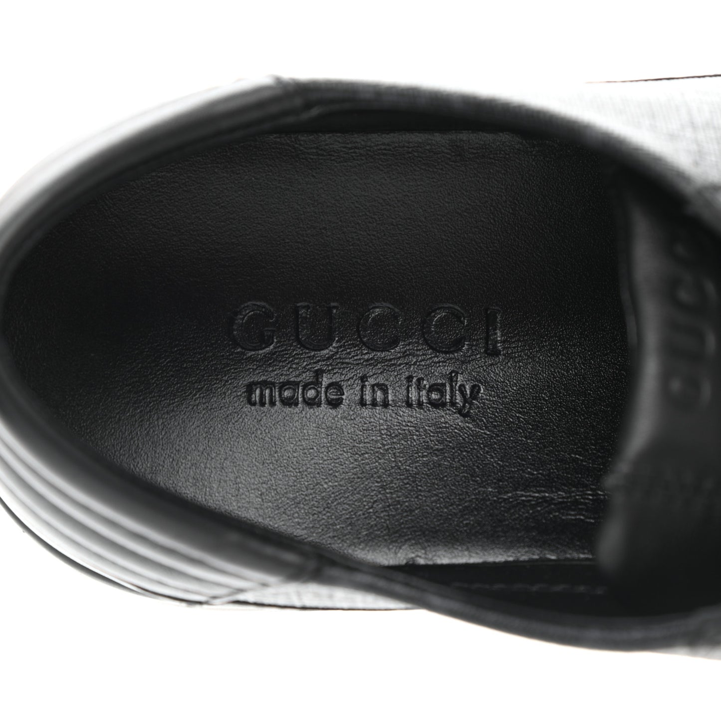 GG Supreme Monogram Mens Sneakers Black