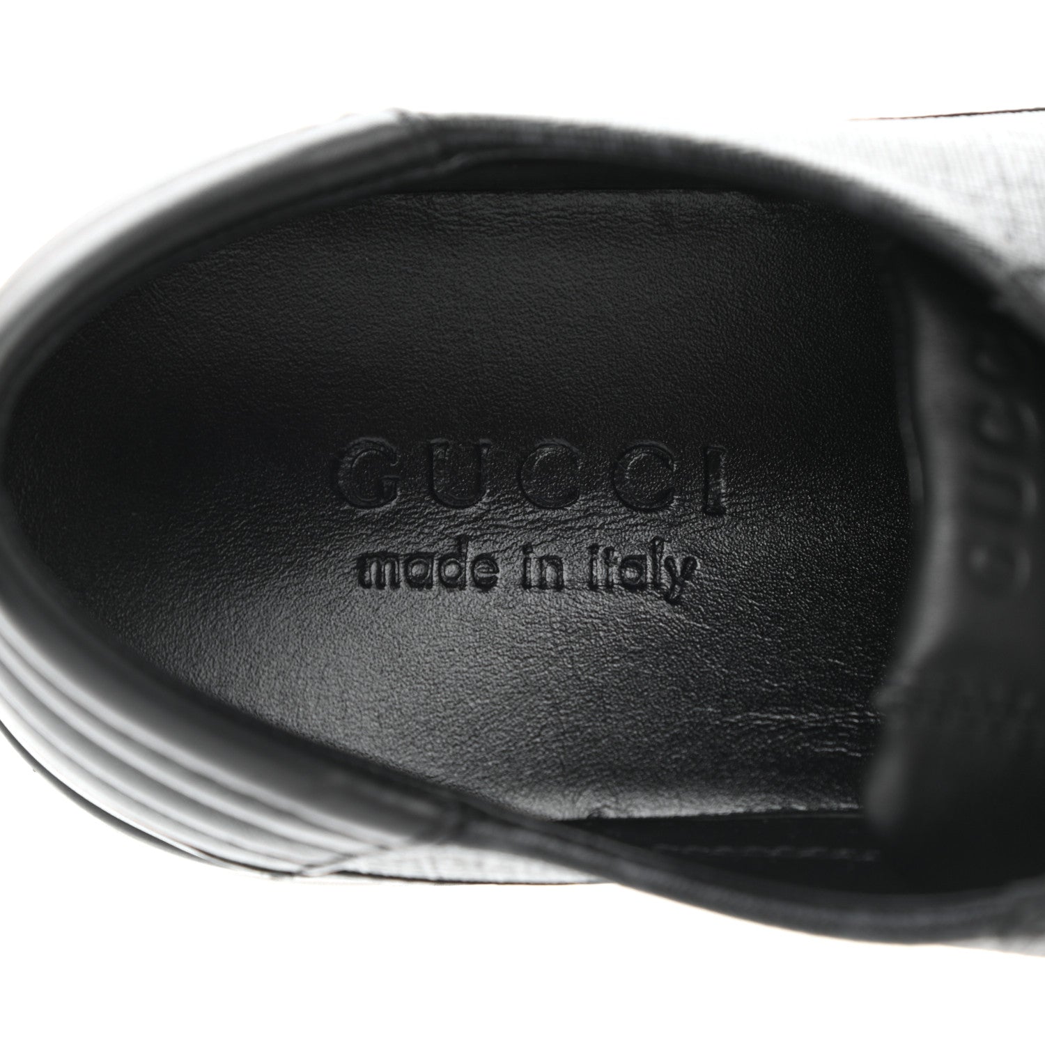 Gucci GG Supreme Monogram Mens Sneakers Black 6 of 11