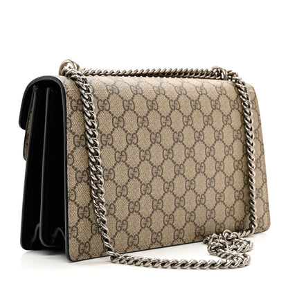 Gucci GG Supreme Monogram Small Dionysus Shoulder Bag Black 3 of 12