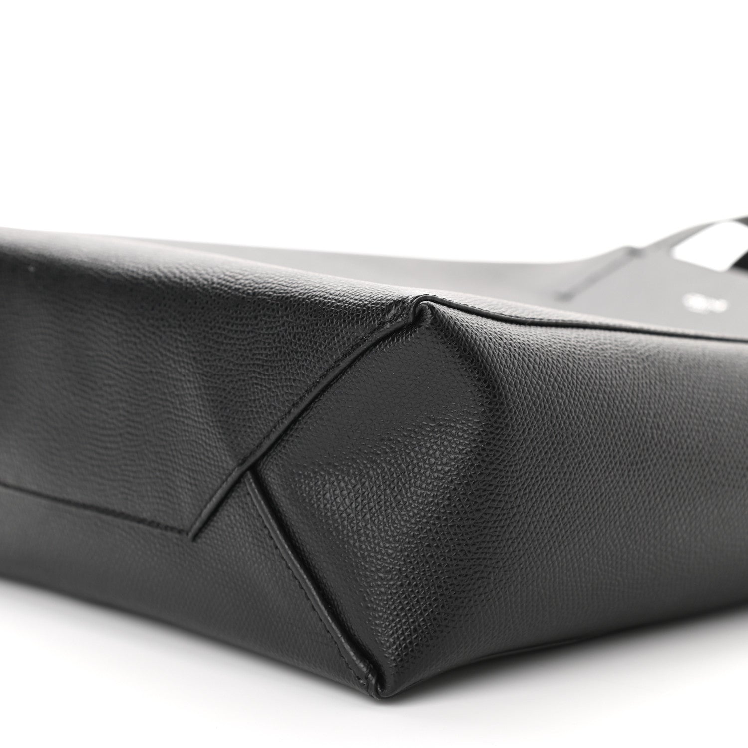 Celine Grained Calfskin Small Vertical Cabas Black 10 of 11