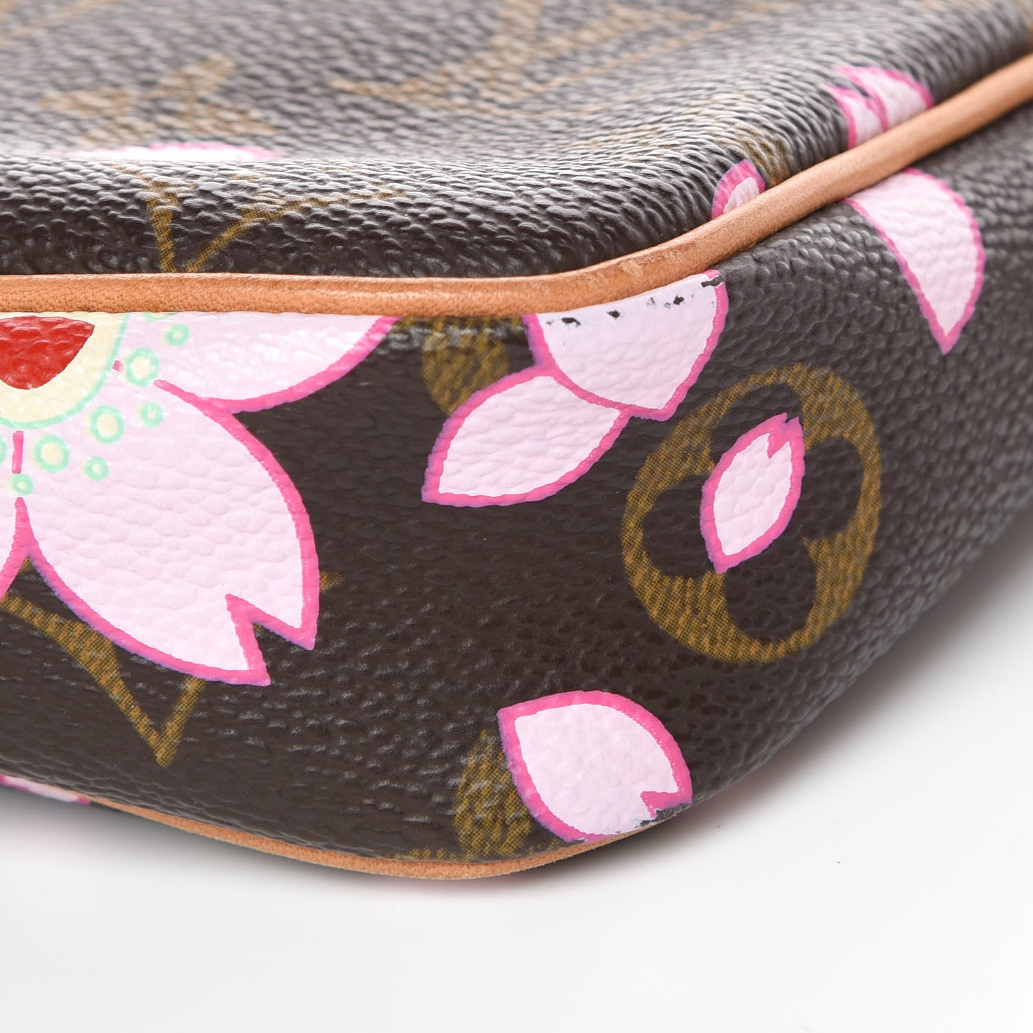 Louis Vuitton Monogram Cherry Blossom Pochette Accessories Brown 9 of 10