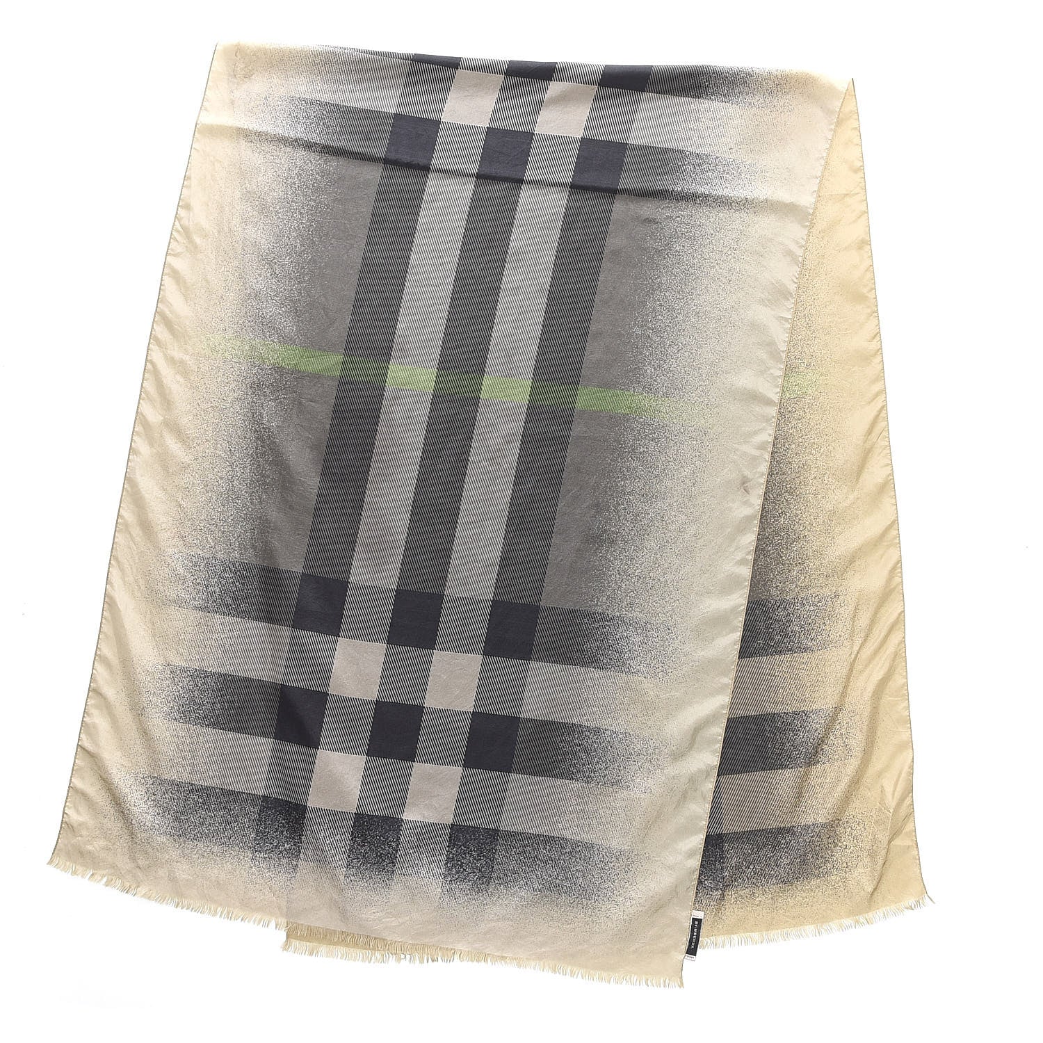 Burberry Silk Print Check Scarf 1 of 6