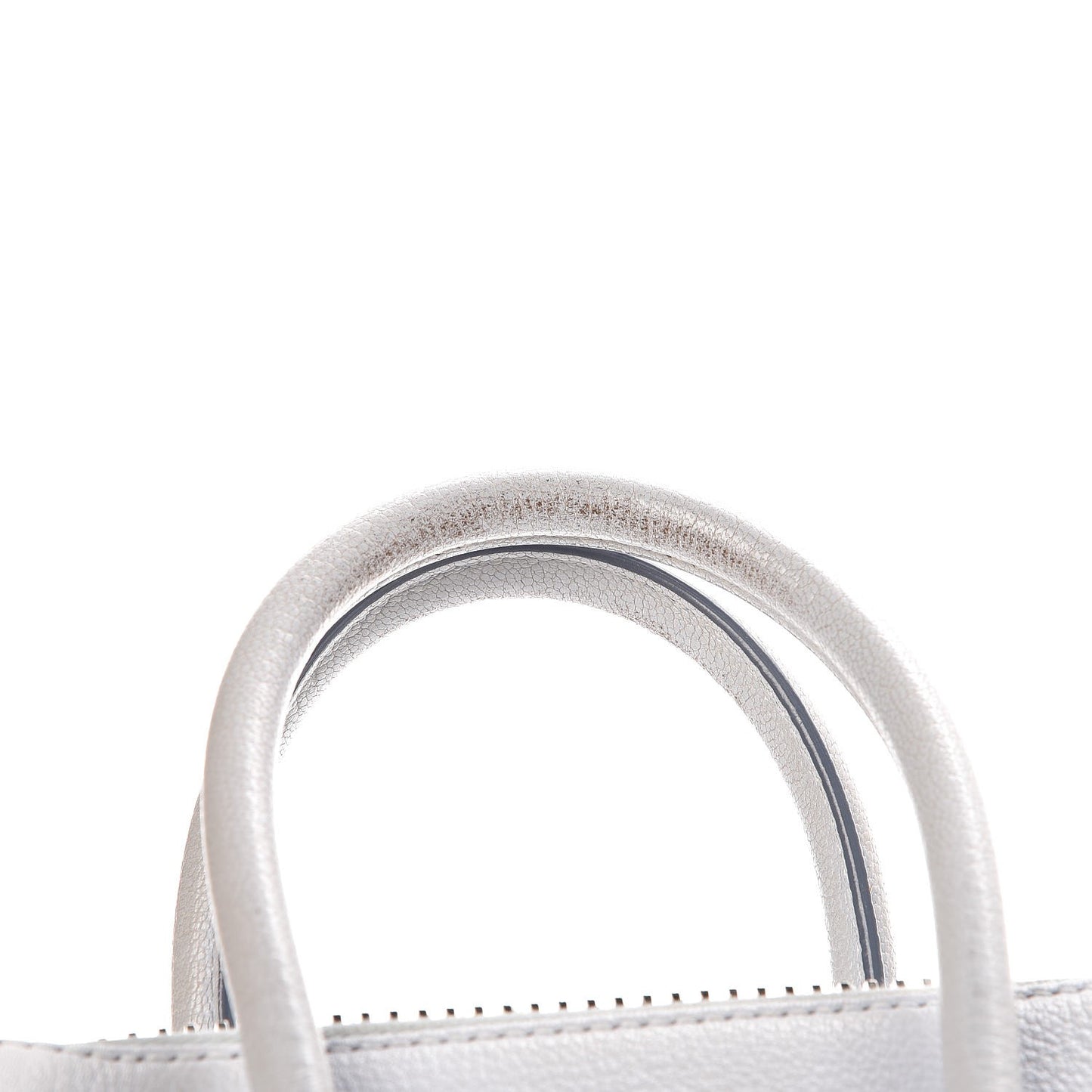 Sugar Goatskin Mini Antigona Light Blue