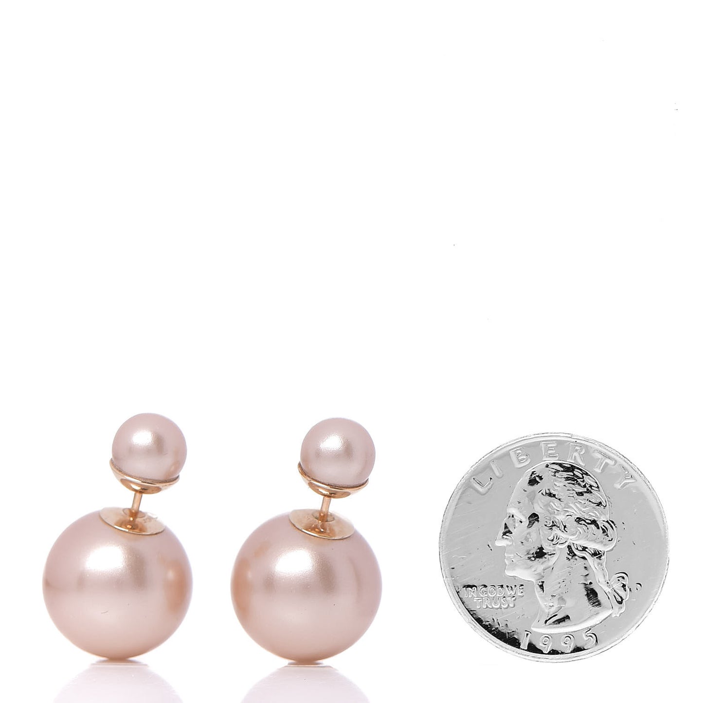Pearl Mise En Dior Tribal Earrings Pink