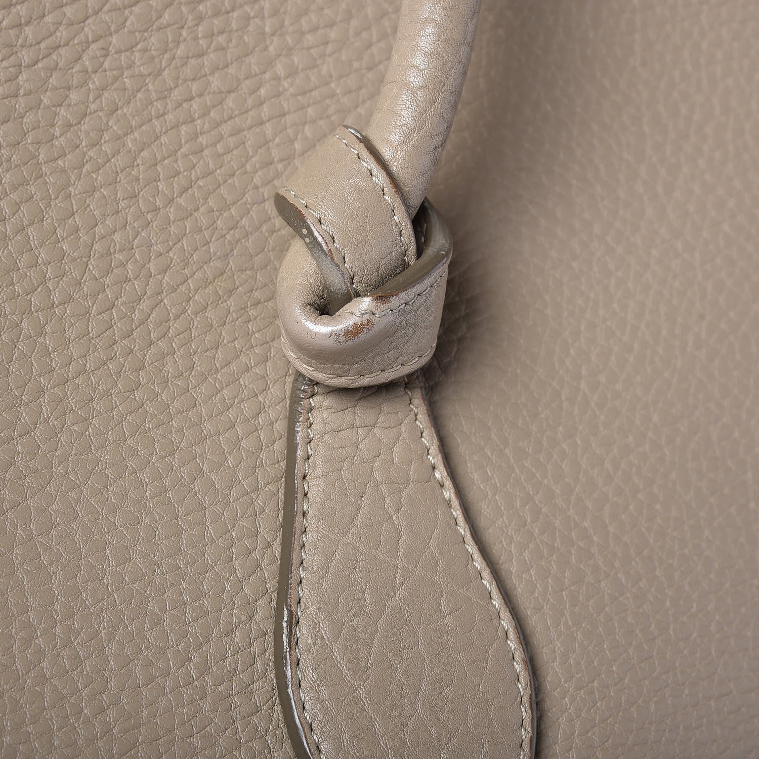Celine Crisped Calfskin Small Tie Knot Tote Light Taupe 20 of 22
