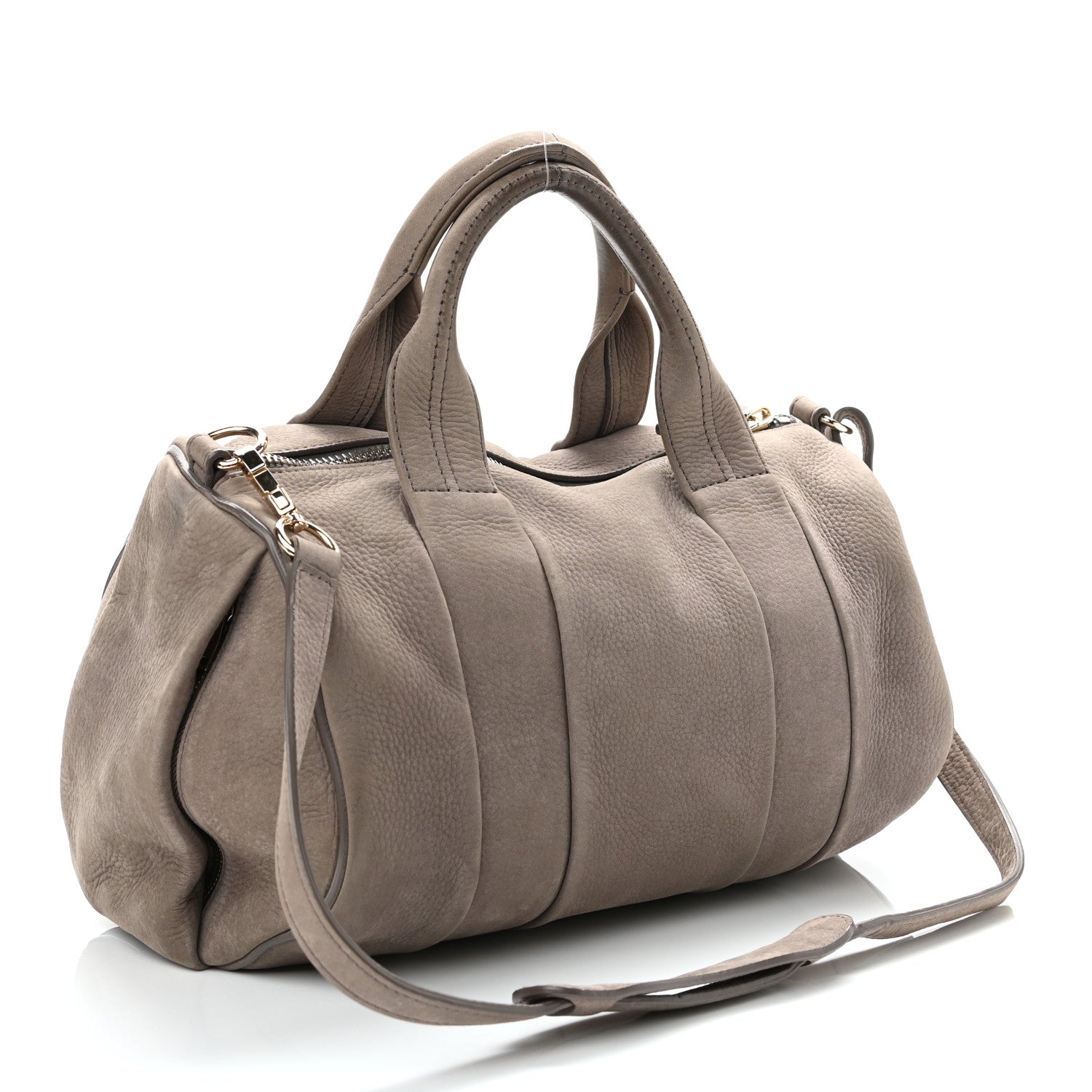 Alexander Wang Nubuck Rockie Elephant Pale Gold Hardware 2 of 8