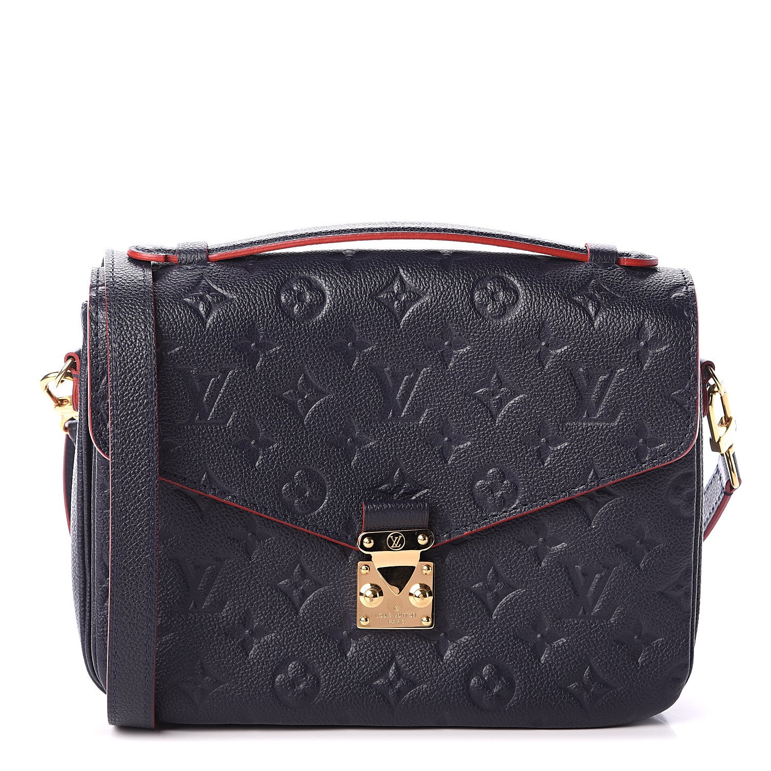 Louis Vuitton Empreinte Pochette Metis Marine Rouge 1 of 8