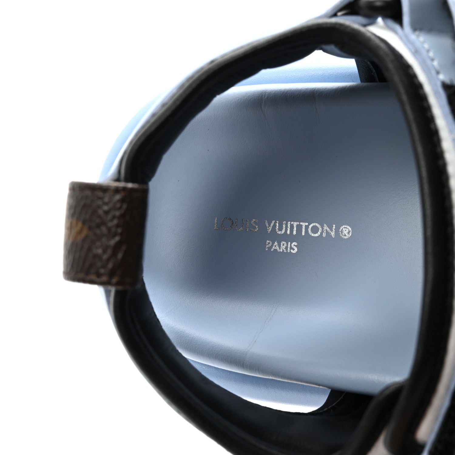 Louis Vuitton Calfskin Pool Pillow Flat Comfort Sandals 36 Blue 8 of 9