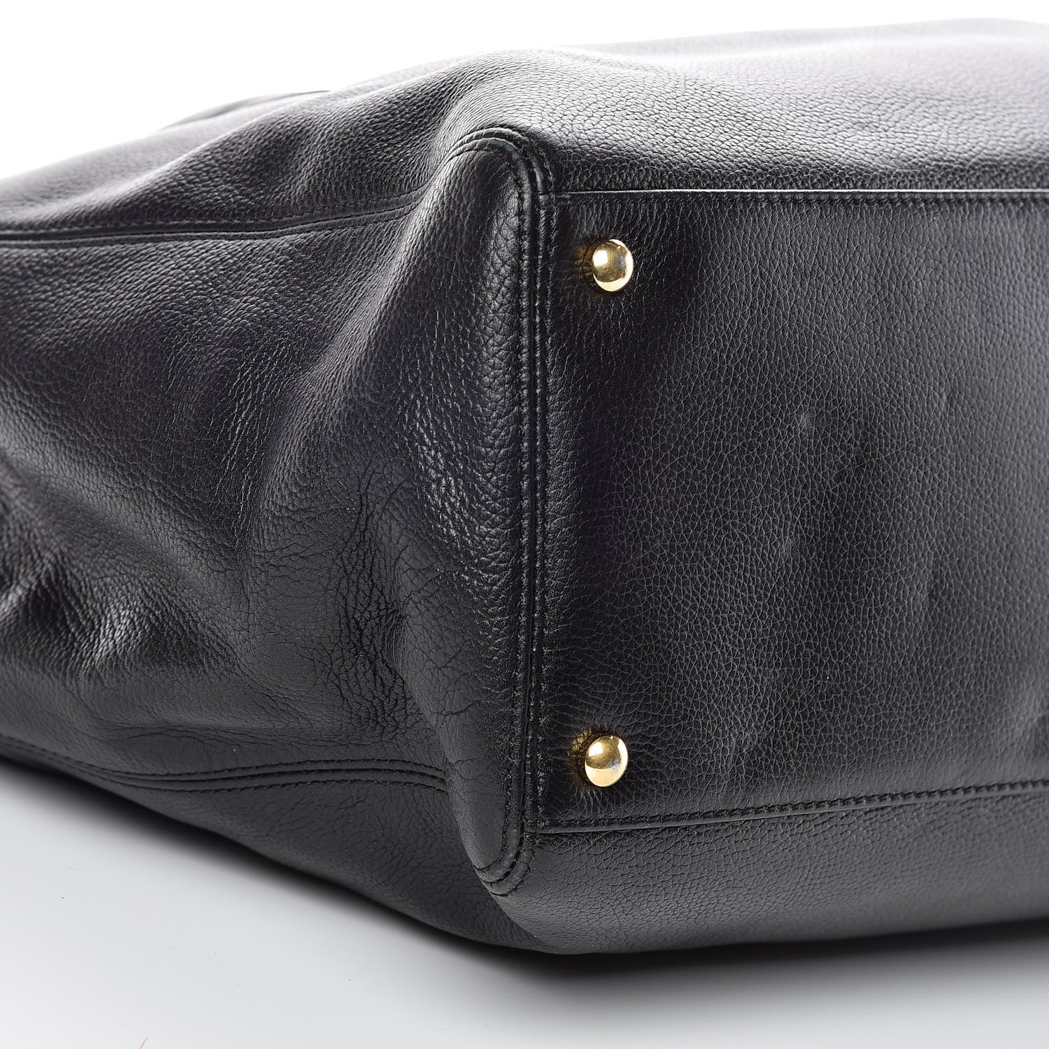 Chanel Calfskin Cerf Executive Shopper Tote Black 14 of 18