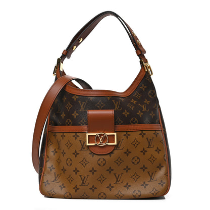 Louis Vuitton Reverse Monogram Dauphine Hobo MM 1 of 8