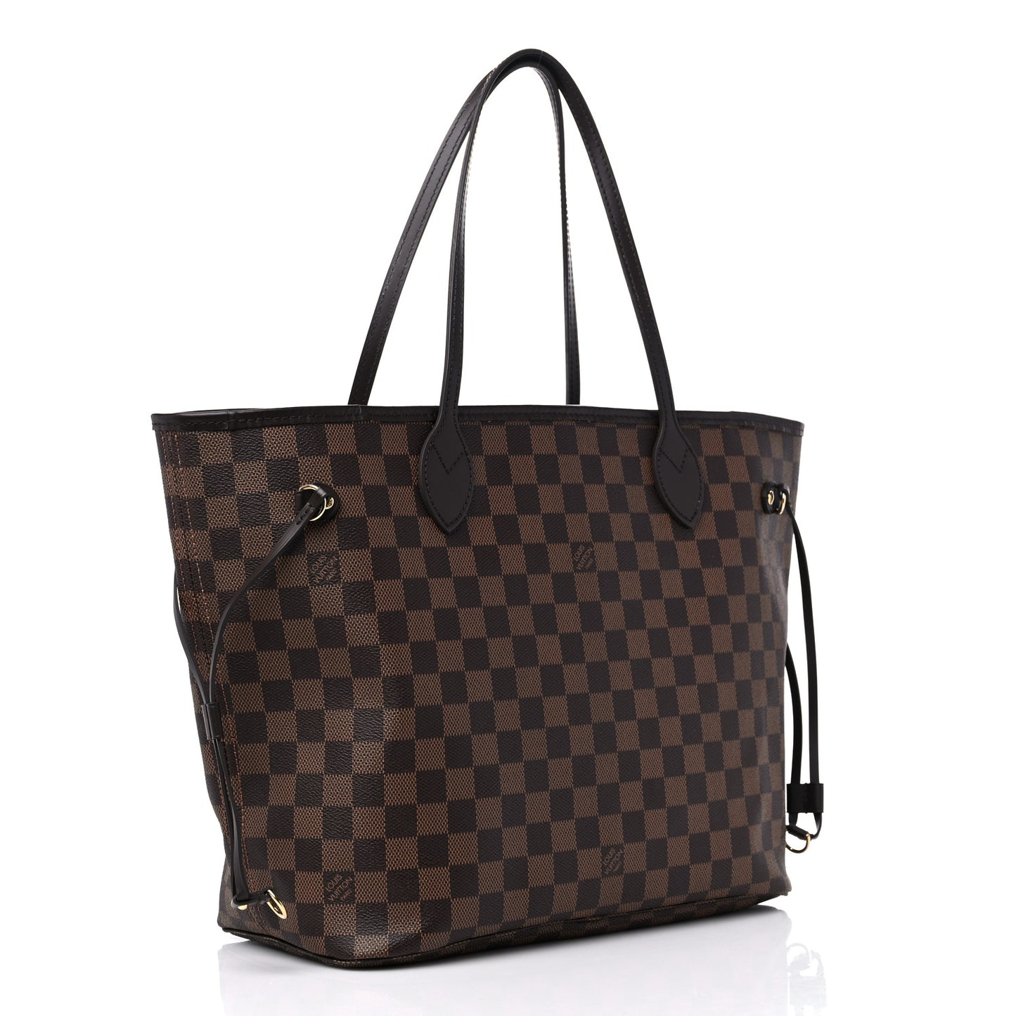 Damier Ebene Neo Neverfull MM Rose Ballerine