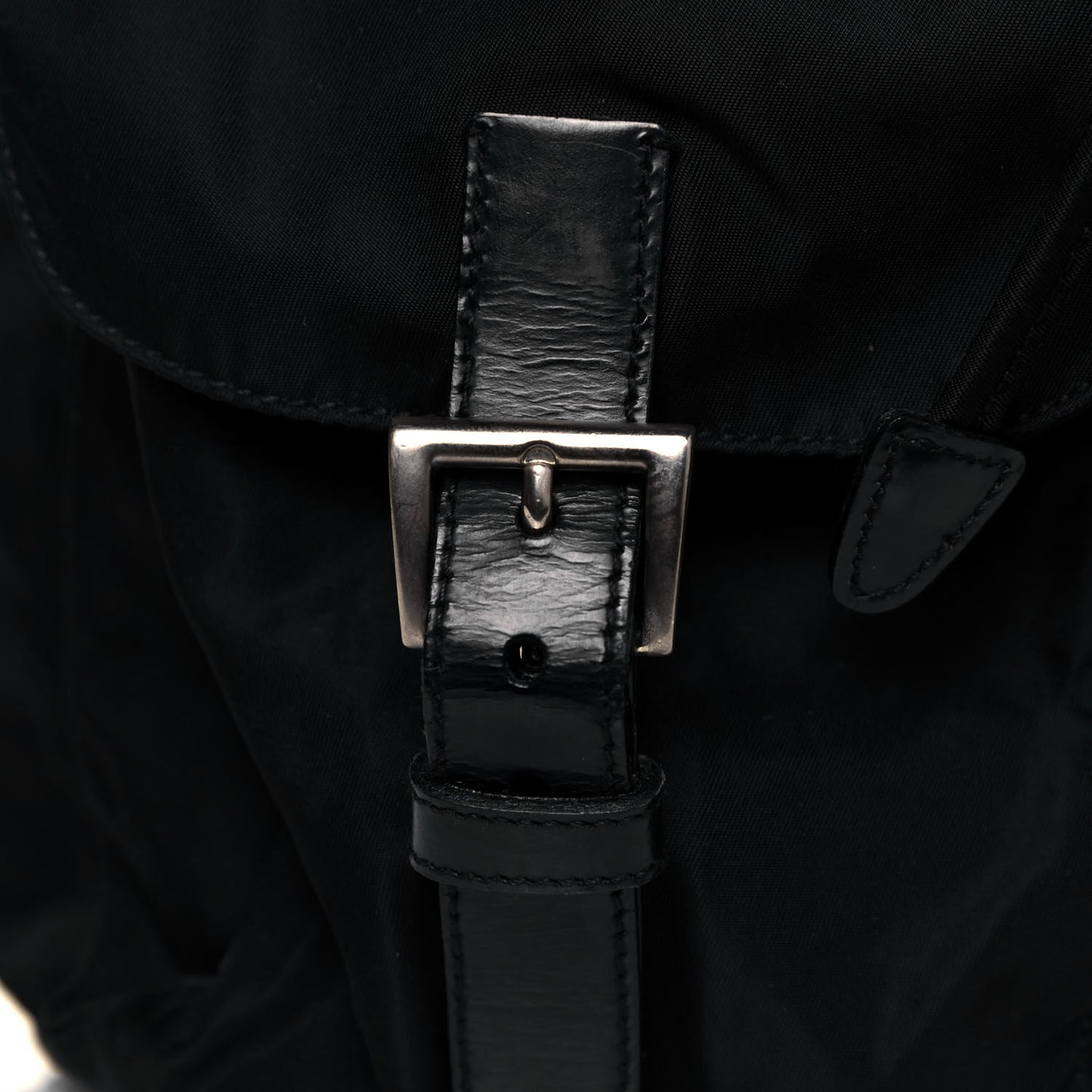Nylon Vela Medium Backpack Black