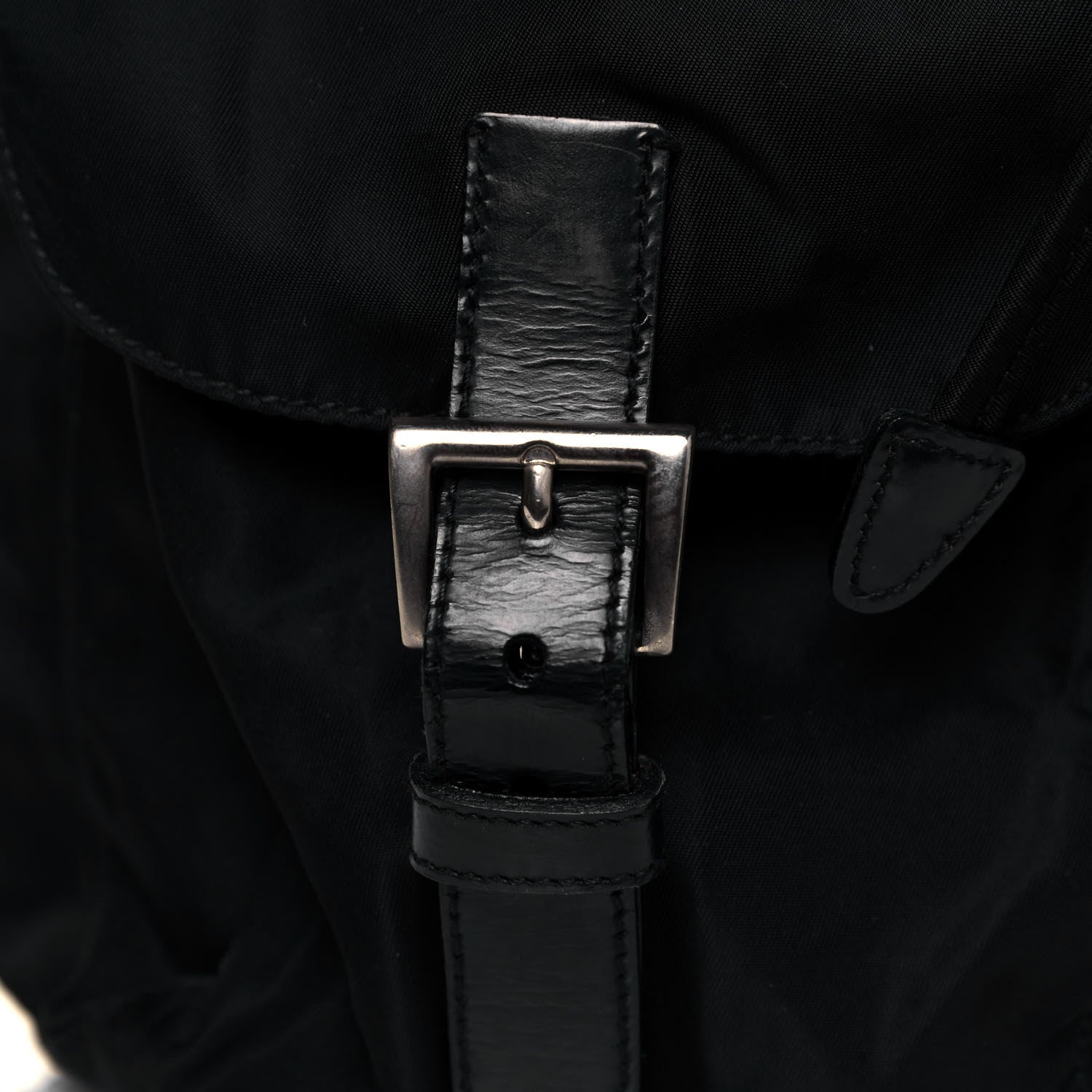 Prada Nylon Vela Medium Backpack Black 9 of 9