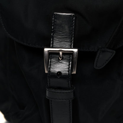 Prada Nylon Vela Medium Backpack Black 9 of 9