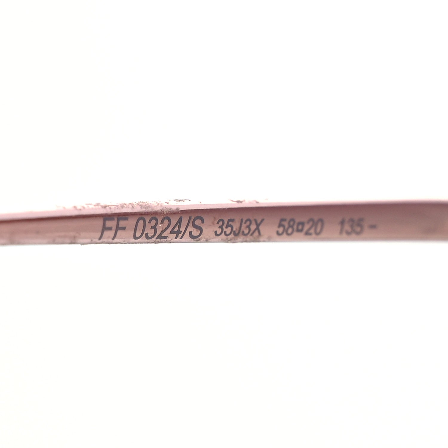 Fendi Crystal Round Sunglasses FF0324/S Rose 7 of 8