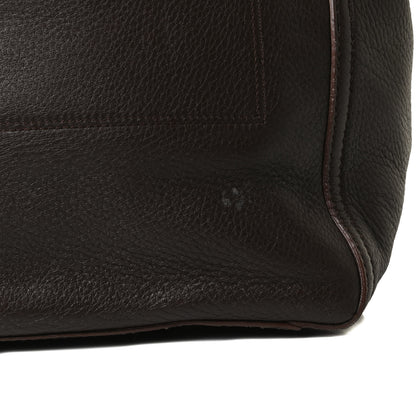 Saint Laurent Calfskin XL Downtown Tote Brown 10 of 19