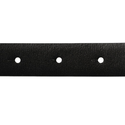 Valentino Garavani Glossy Calfskin VLogo Reversible 40mm Belt 75 30 Smokey Beige Black 6 of 7