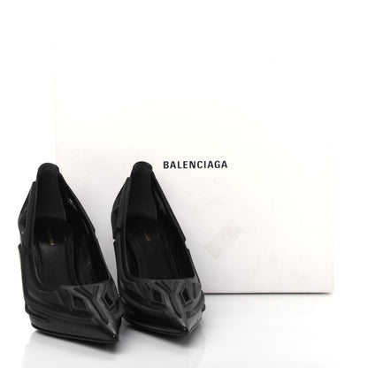 Balenciaga Silicone Calfskin Pointed 80mm Pumps 36 Black 11 of 11
