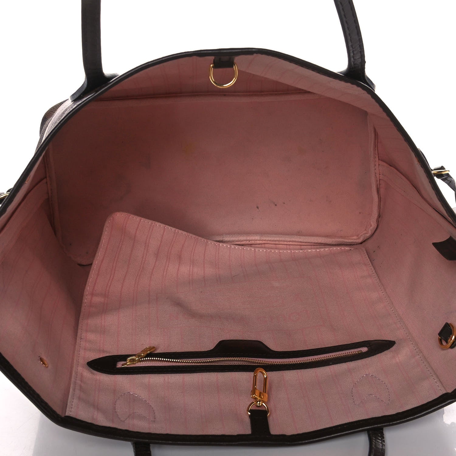 Louis Vuitton Damier Ebene Neo Neverfull MM Rose Ballerine 5 of 15