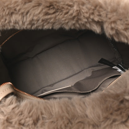Marc Jacobs Faux Fur Mini The Year Of The Rabbit Tote Bag Beige 5 of 9
