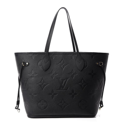 Louis Vuitton Empreinte Monogram Giant Neverfull MM Black 1 of 9