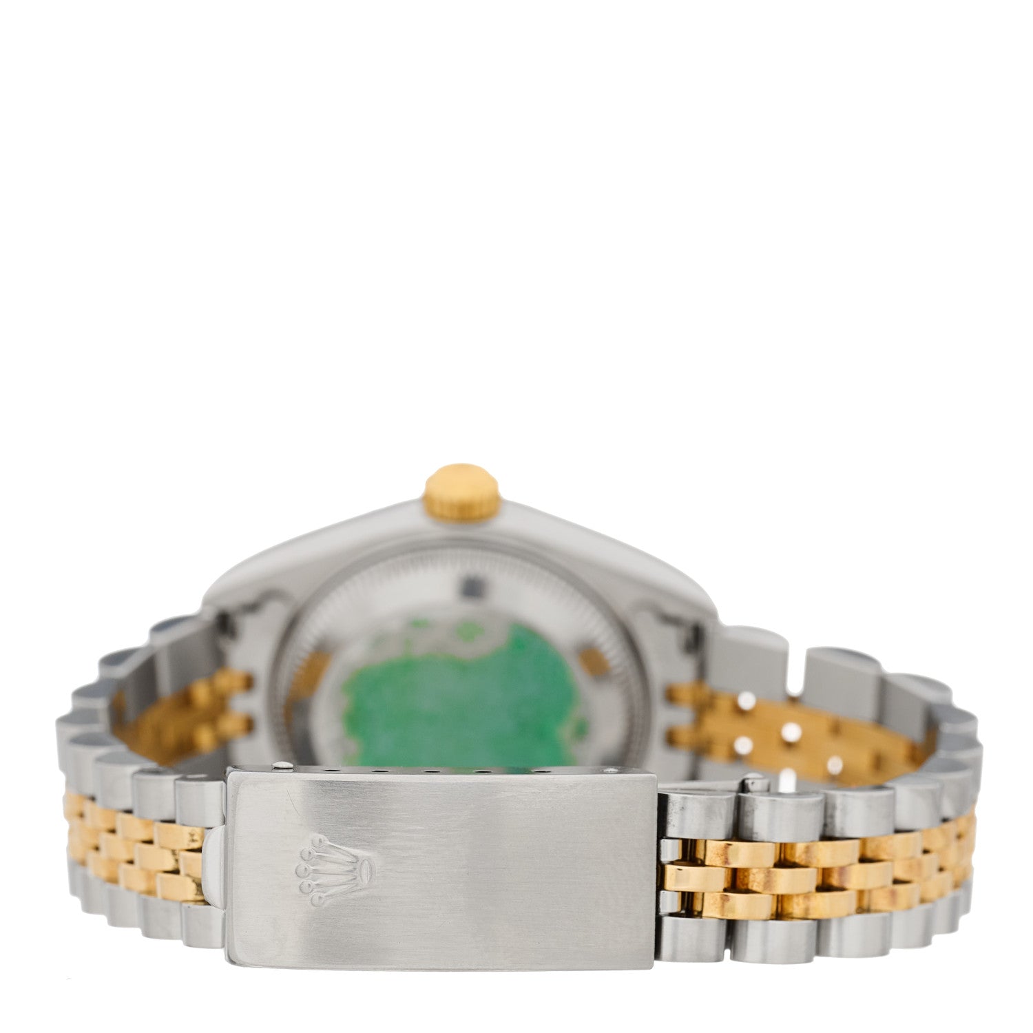 Rolex Stainless Steel 18K Yellow Gold 26mm Oyster Perpetual Datejust Watch White Roman 79173 3 of 4
