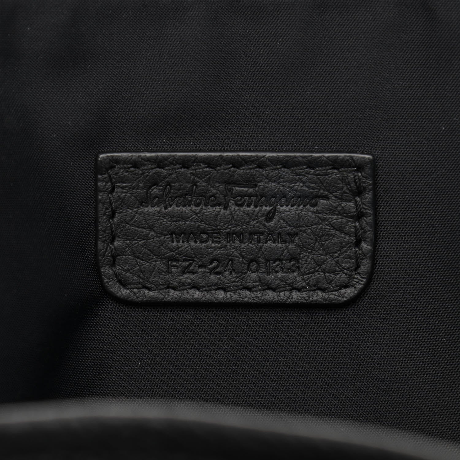 Salvatore Ferragamo Tumbled Calfskin Business Bag Black 8 of 11
