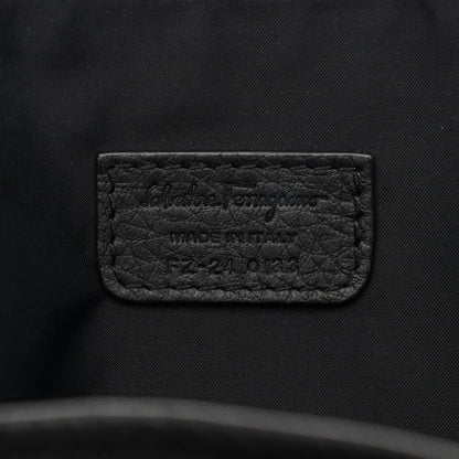 Salvatore Ferragamo Tumbled Calfskin Business Bag Black 8 of 11