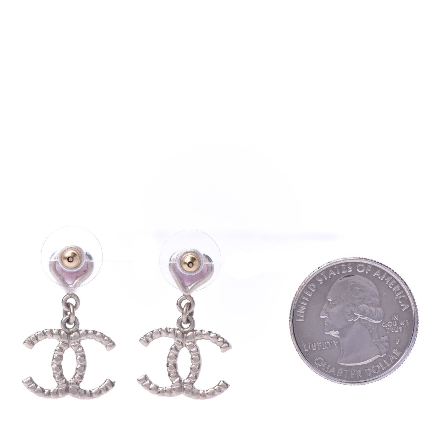 Chanel Enamel CC Drop Earrings Multicolor 2 of 4