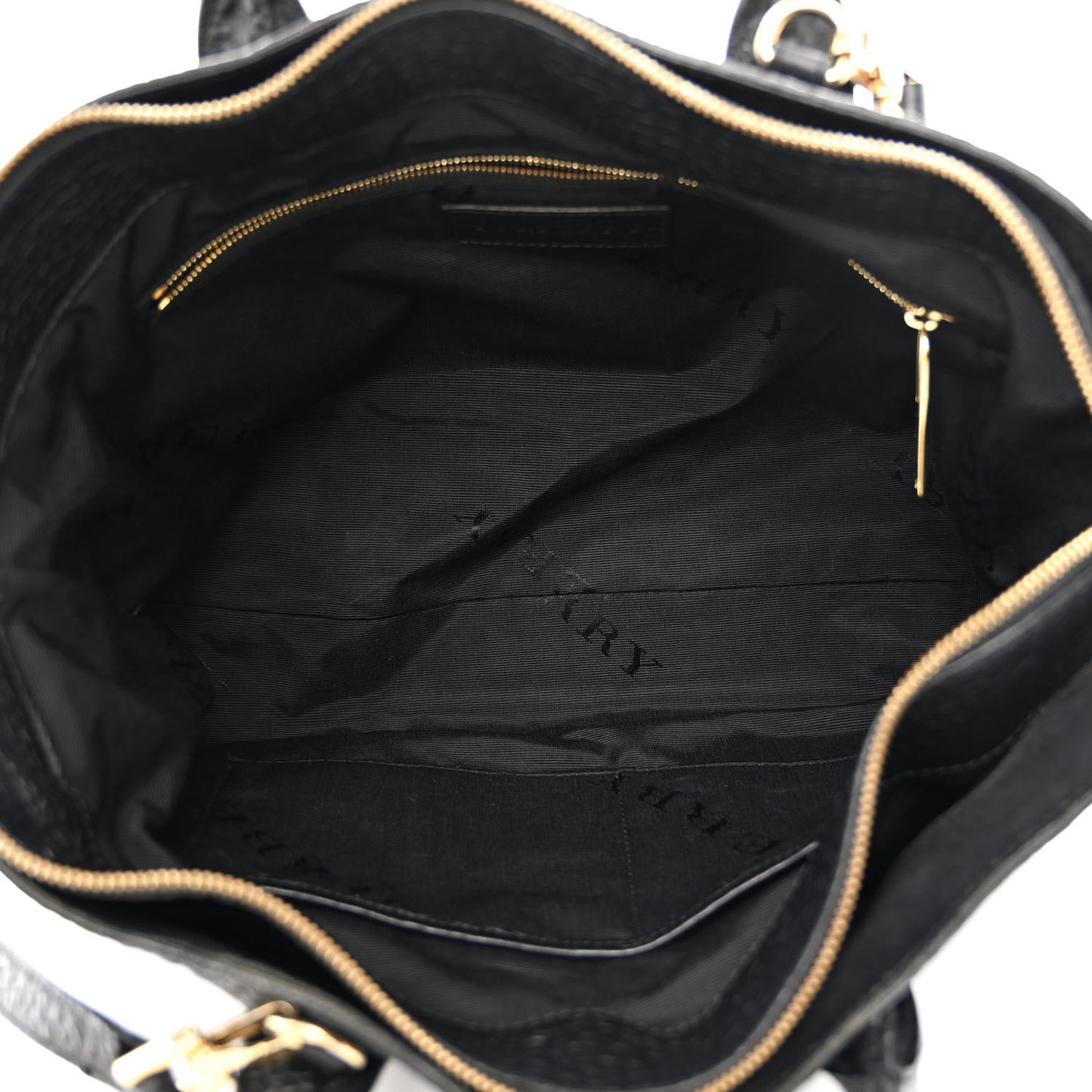 Heritage Grain Check Embossed Medium Dewsbury Tote Black