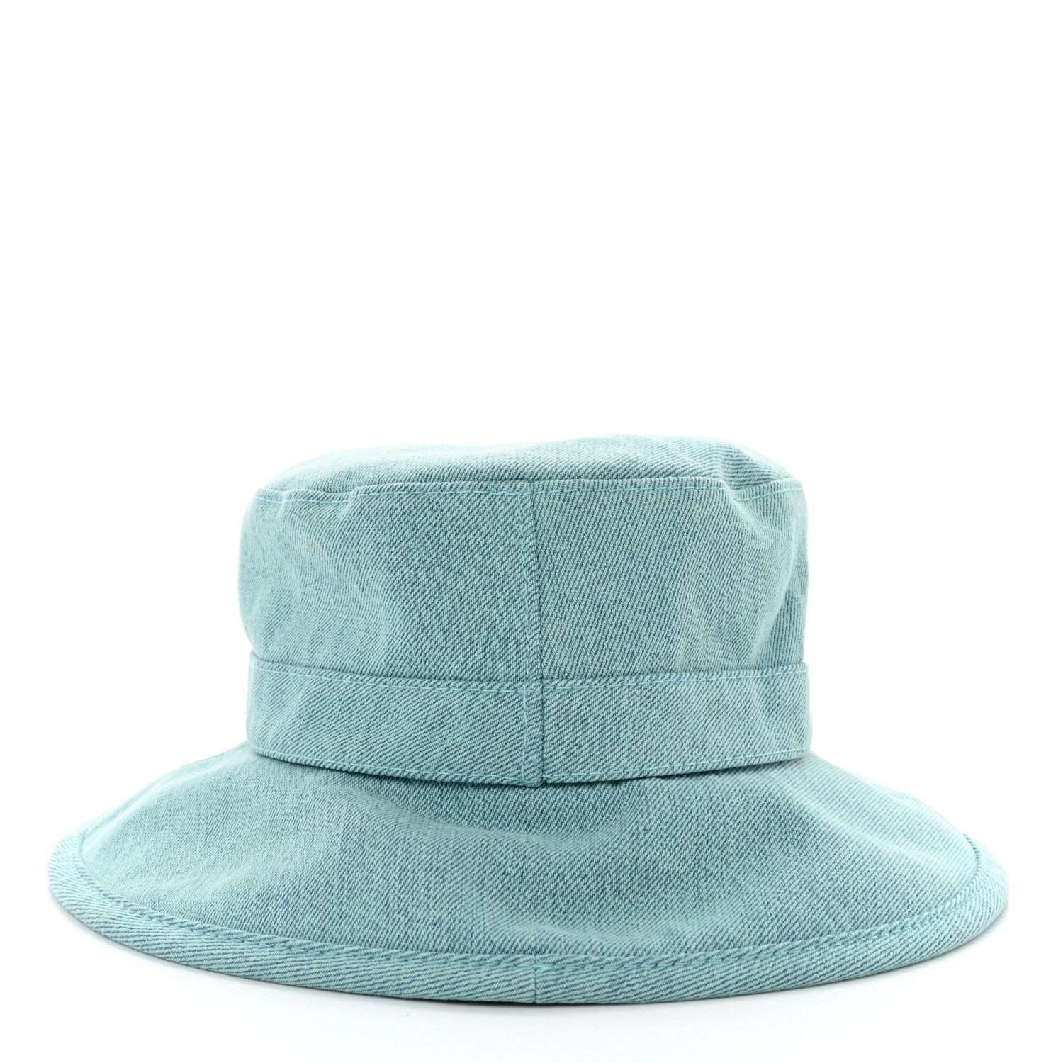 Chanel Denim CC Bucket Hat M Light Blue 5 of 8