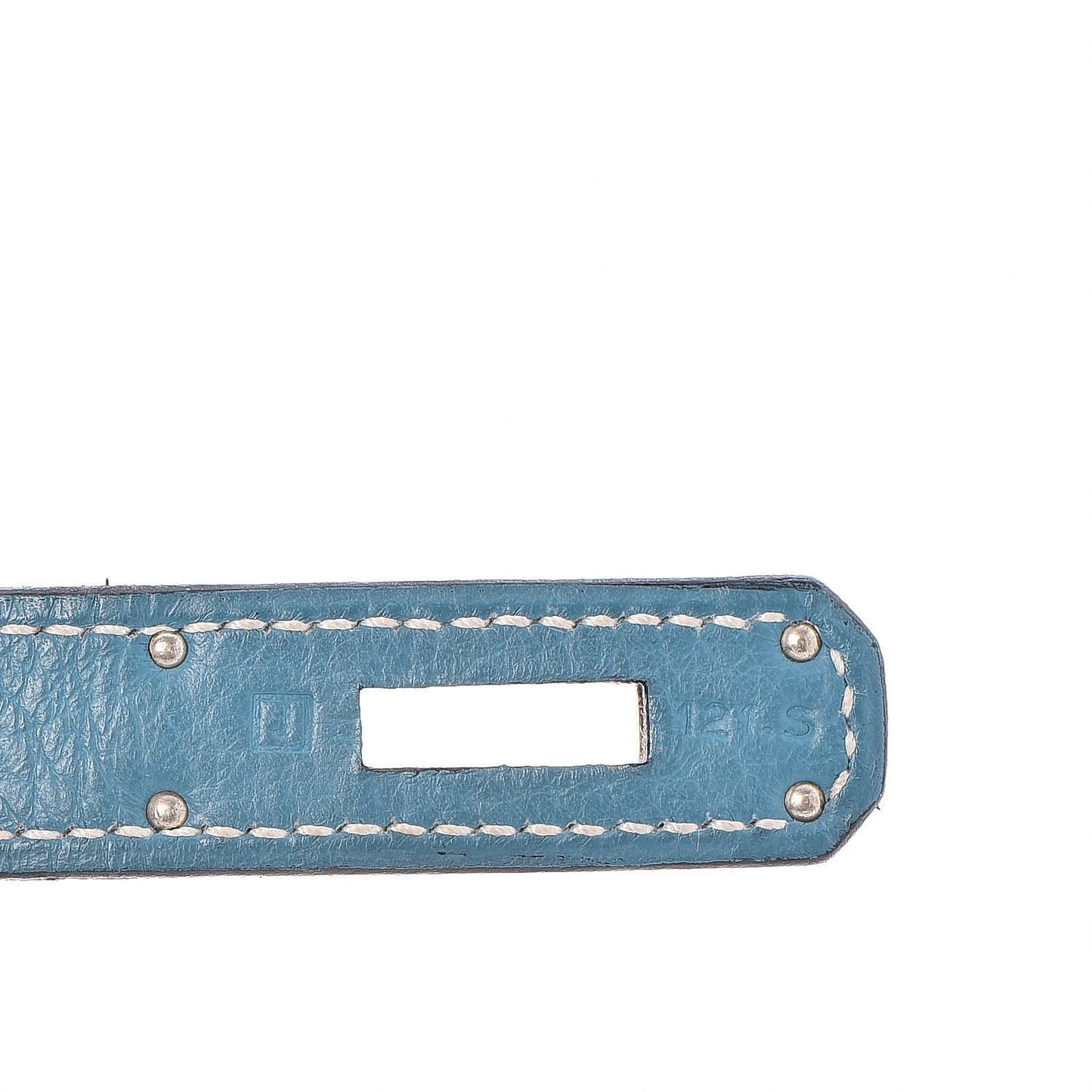 Taurillon Clemence Birkin 35 Blue Jean