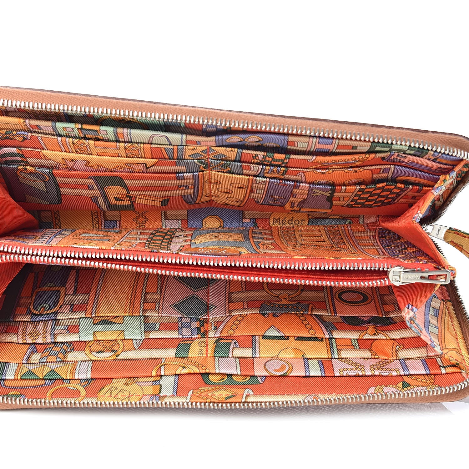 Hermes Epsom Silk'In Wallet Gold 5 of 8