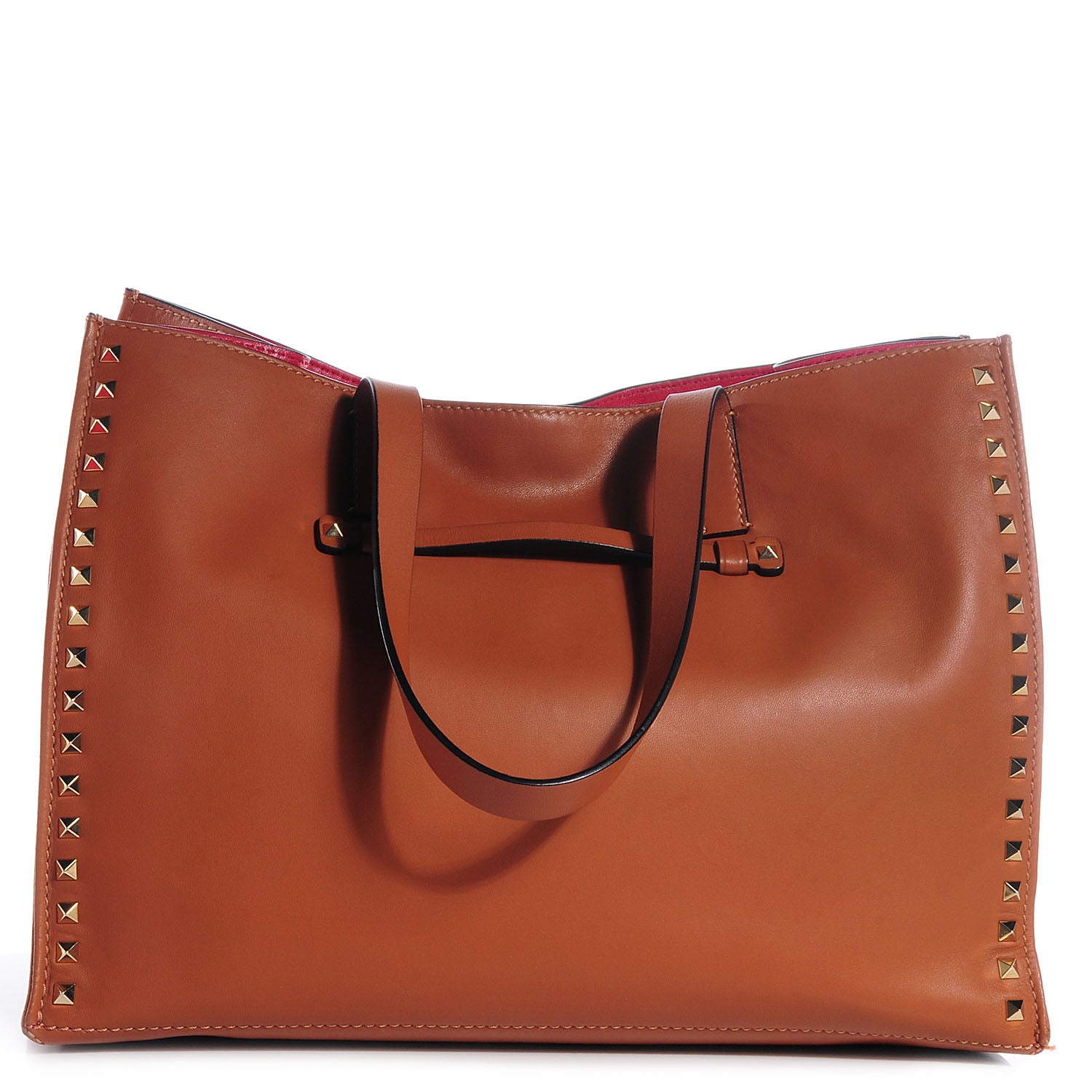 Valentino Garavani Nappa Medium Rockstud Soft Tote Light Cuir 1 of 8