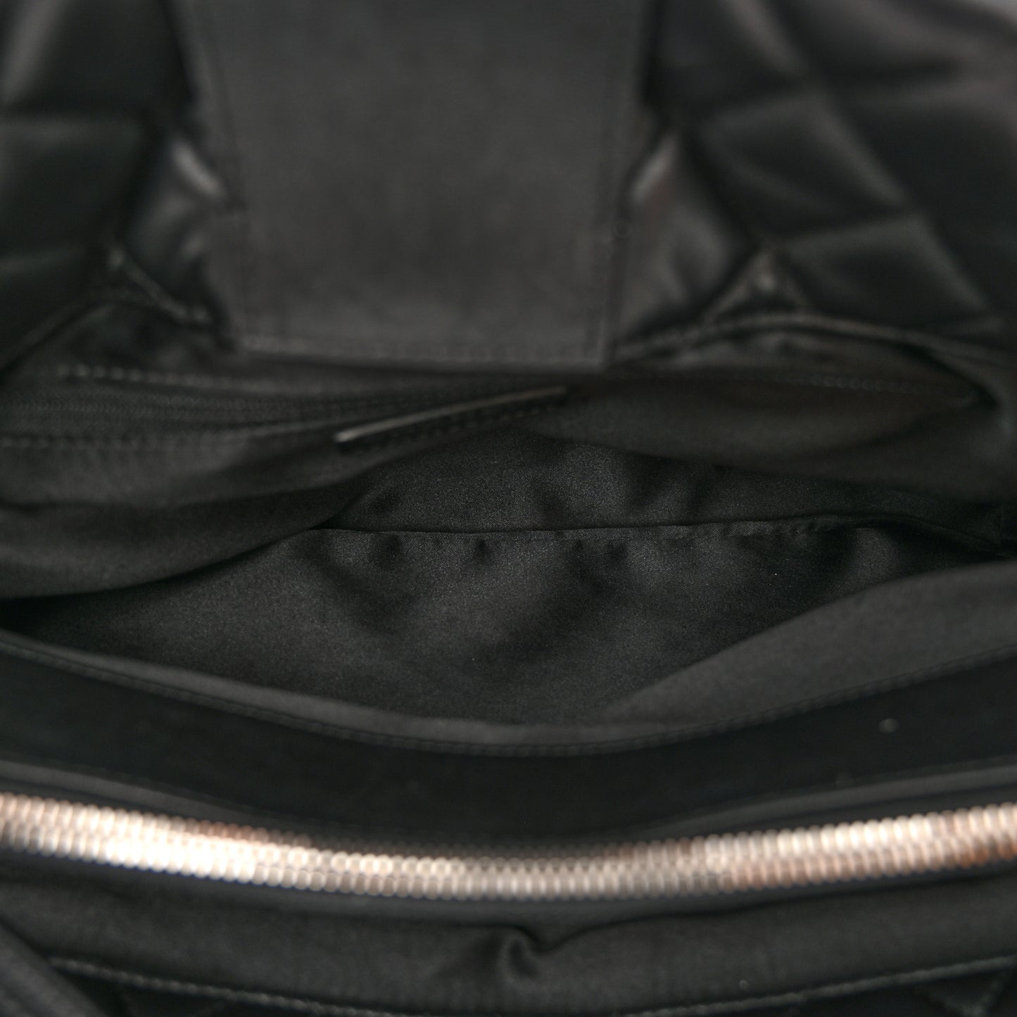 Lambskin Quilted Chanel 7 Tote Black