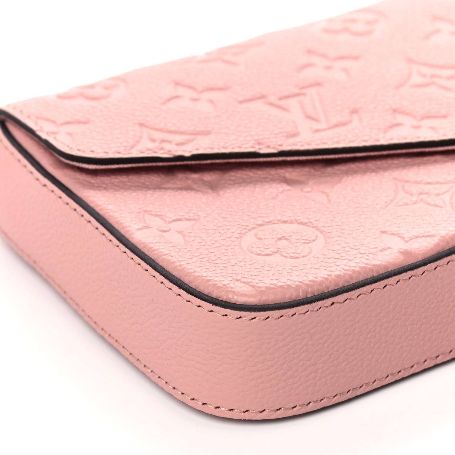 Louis Vuitton Empreinte Pochette Felicie Chain Wallet Rose Poudre 9 of 10